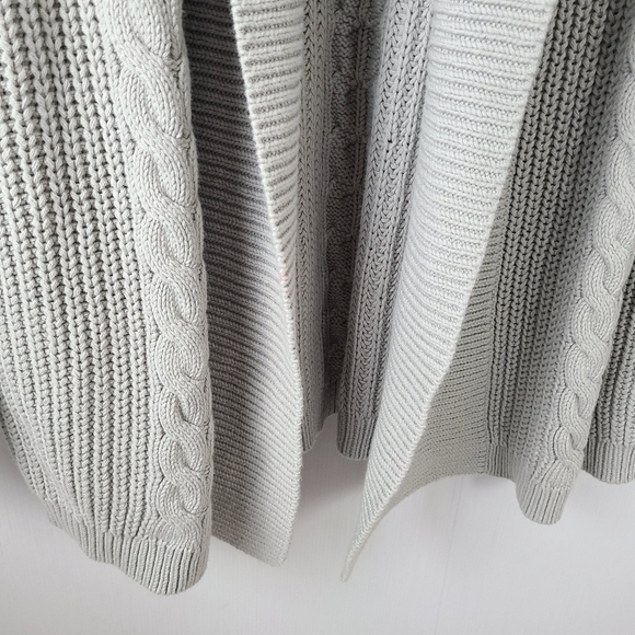 NWT Haven Well Within Chunky Cable Knit Open Front Knit Sweater - Picture 8 of 11